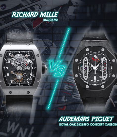 richard mille vs audemars piguet|A Future Classic: The Richard Mille RM002.